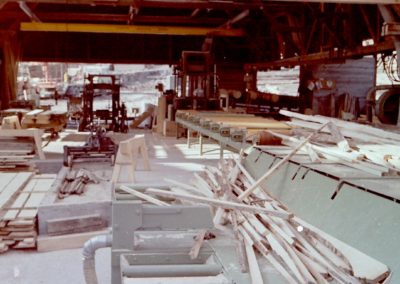 La scierie MENETREY en pleine action en 1980
